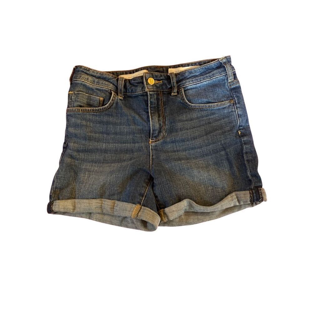 Pilcro and the letterpress women’s script denim shorts/28
